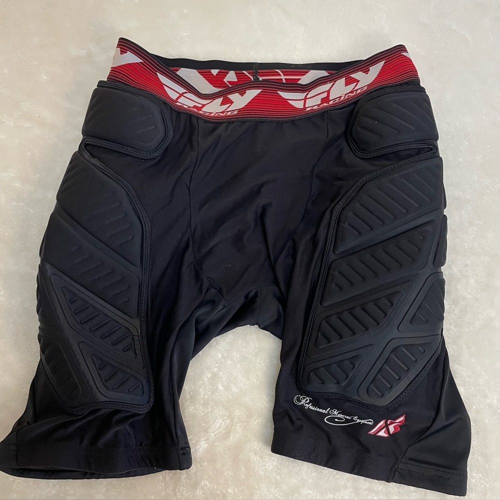 Fly Racing Professional Motocross Equipment Black Shorts Young Men’s Size L